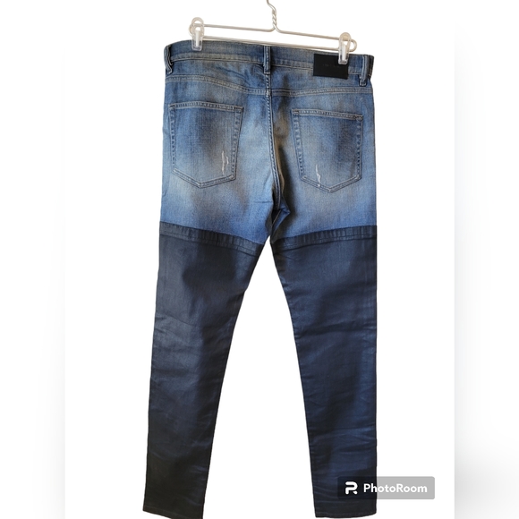 Diesel Industry Men's D-STRUKT-G tapered denim/coated denim premium jeans sz 33" - Picture 6 of 12